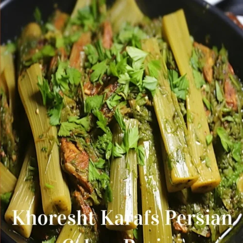 Khoresh Karafs Persian Celery Recipe