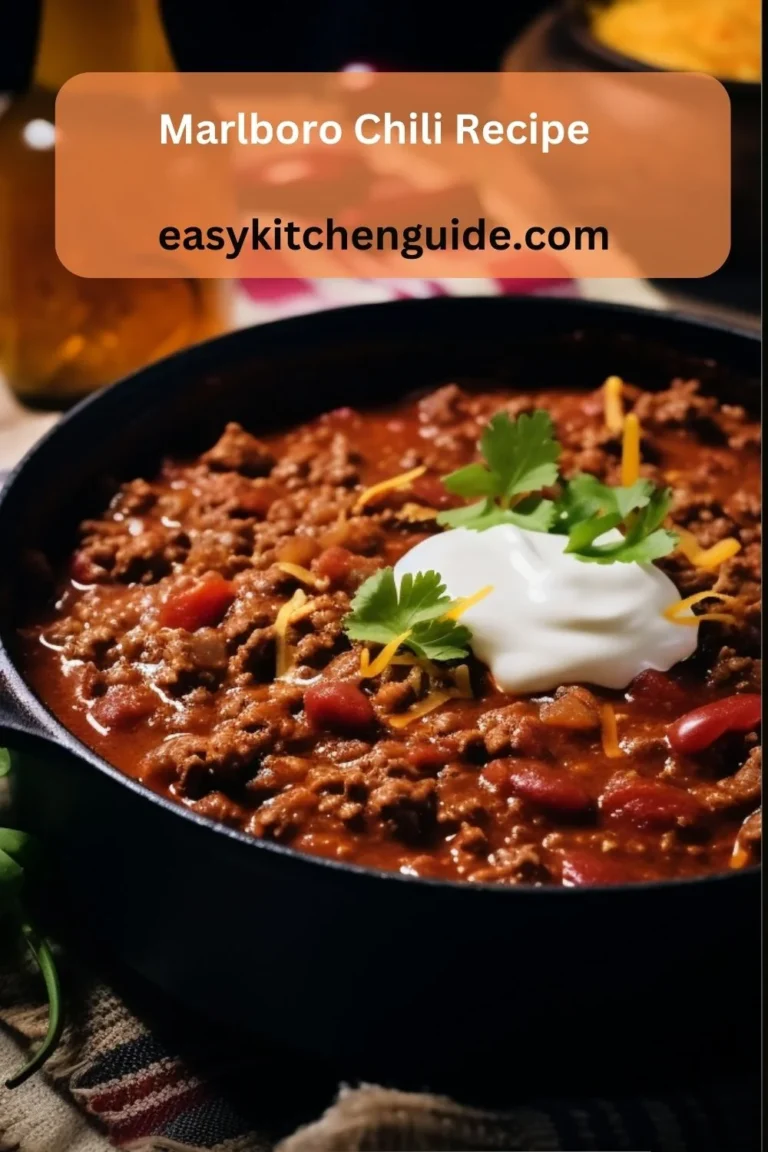 Marlboro Chili Recipe