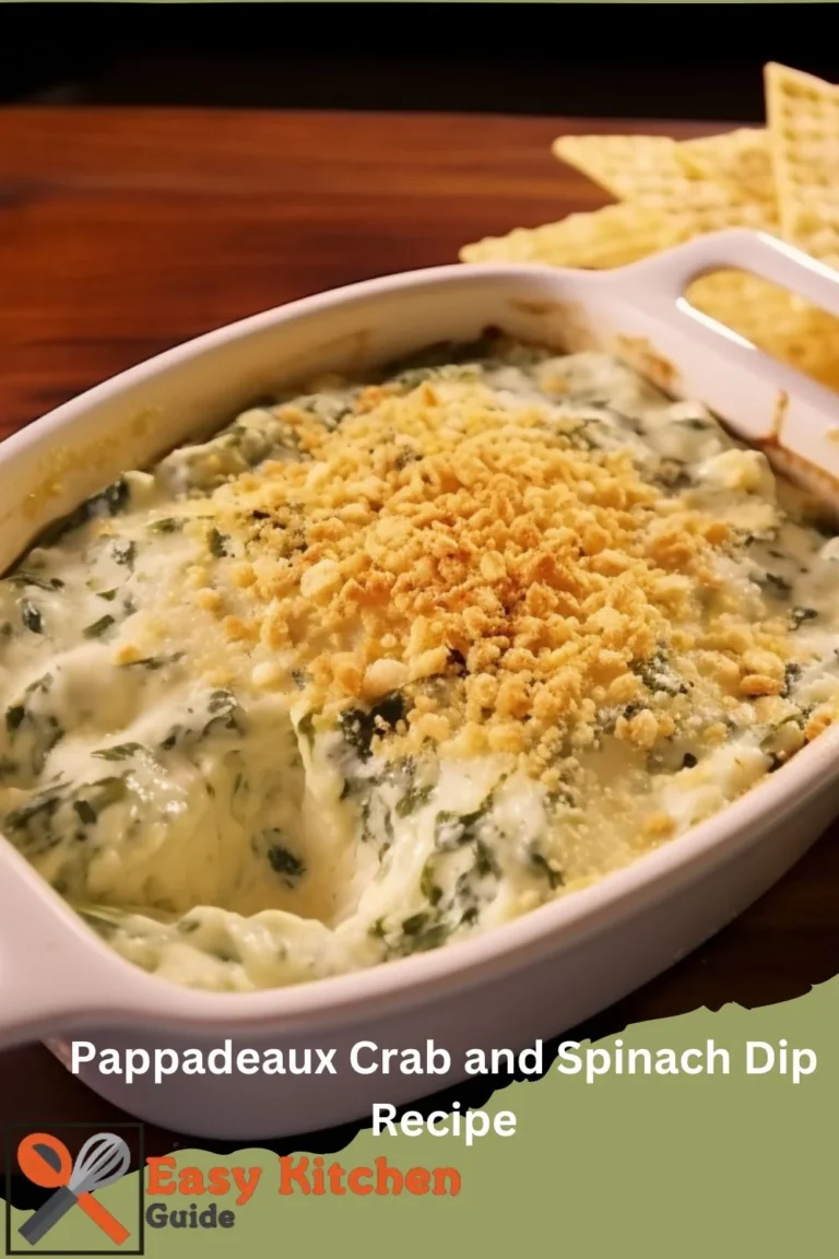 Pappadeaux Crab and Spinach Dip Recipe