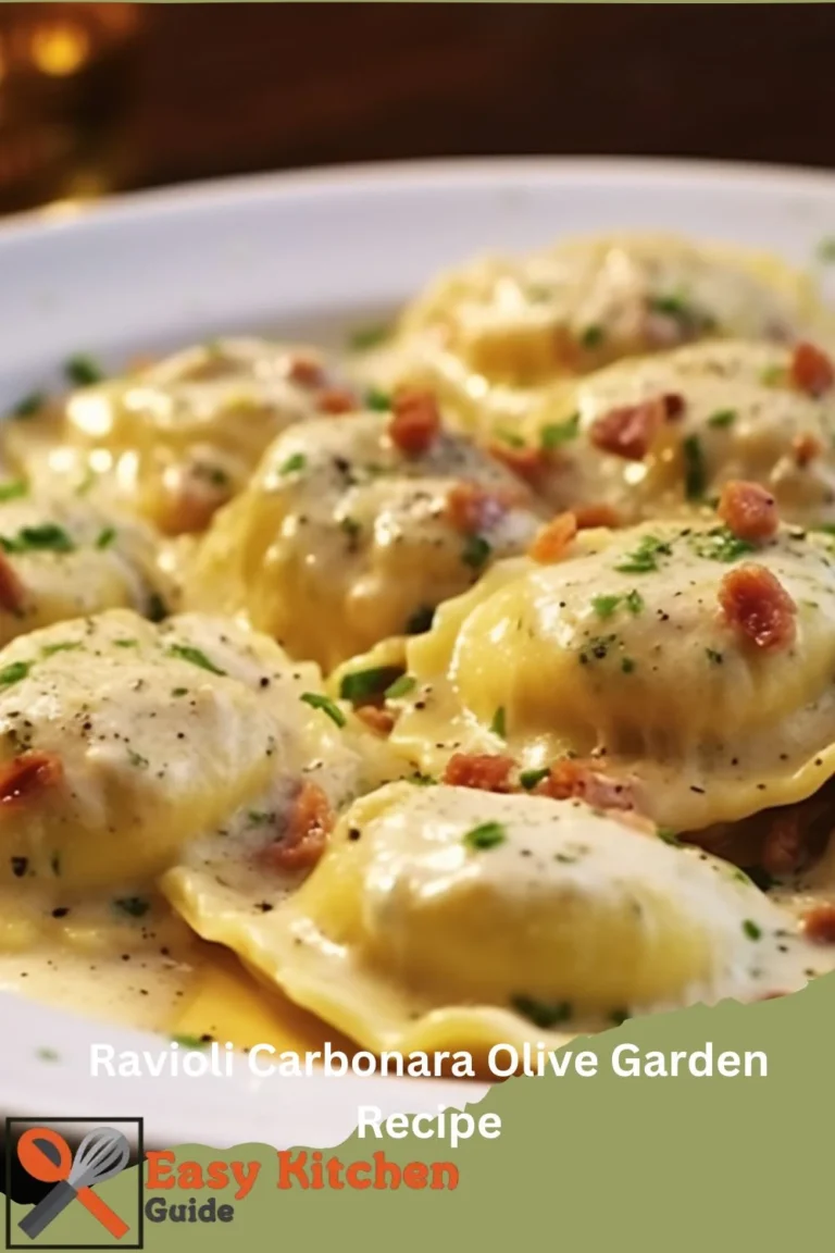 Ravioli Carbonara Olive Garden Recipe