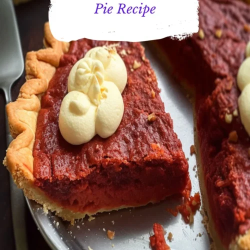Red Velvet Sweet Potato Pie Recipe