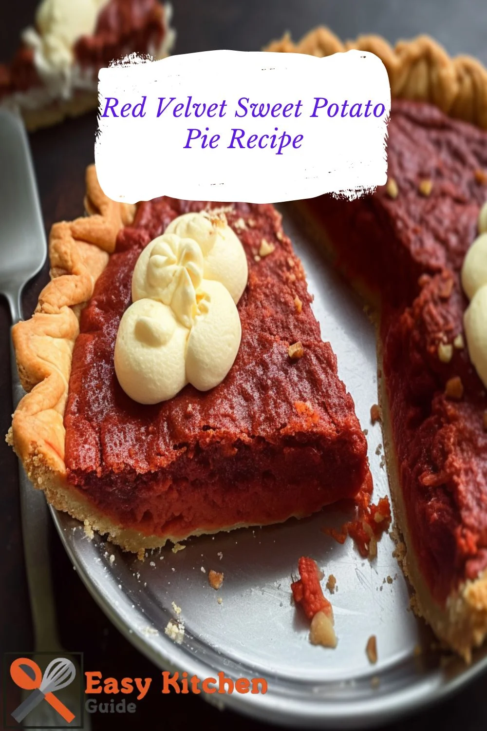 Red Velvet Sweet Potato Pie Recipe