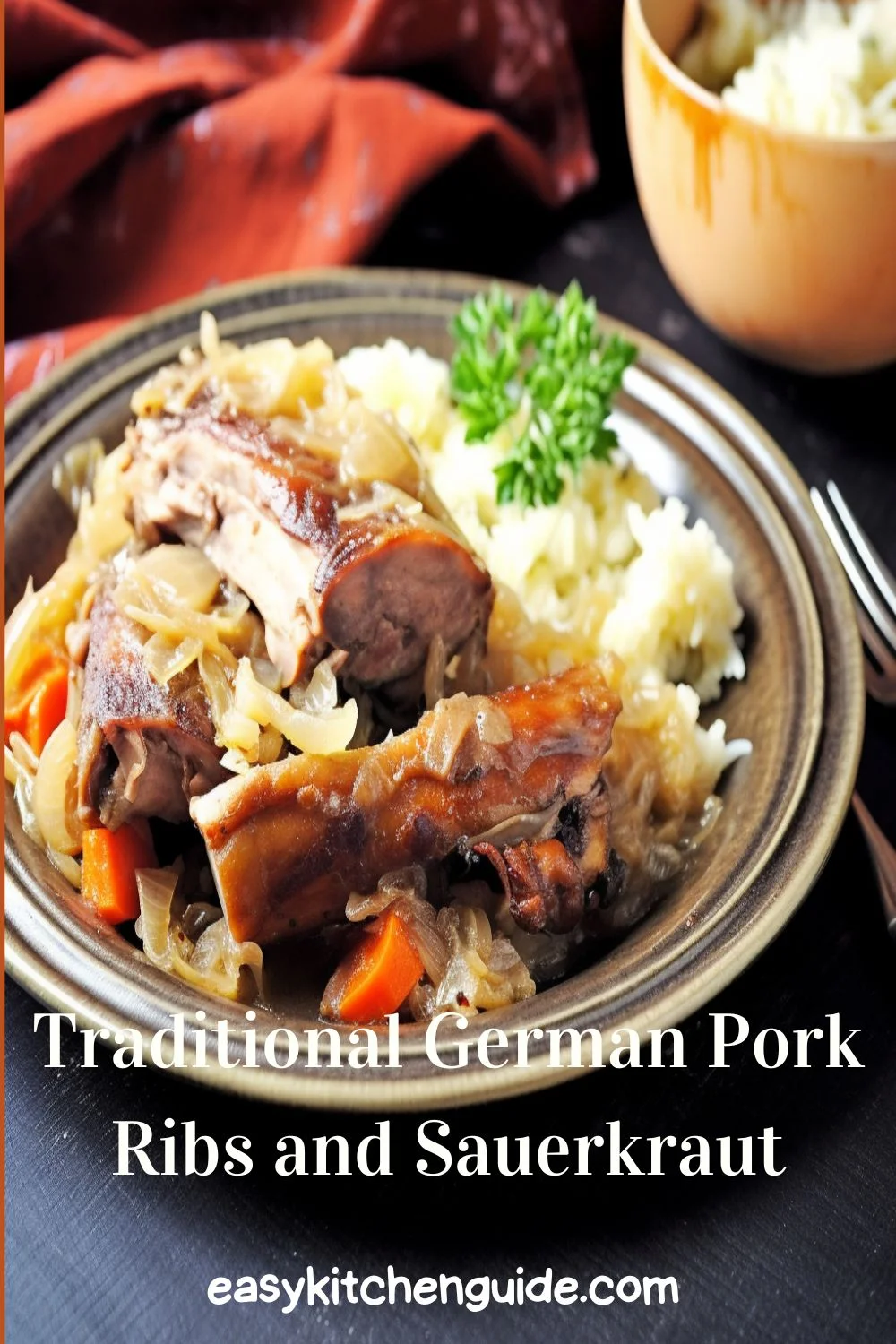 Traditional German Pork Ribs and Sauerkraut