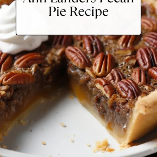 Ann Landers Pecan Pie Recipe