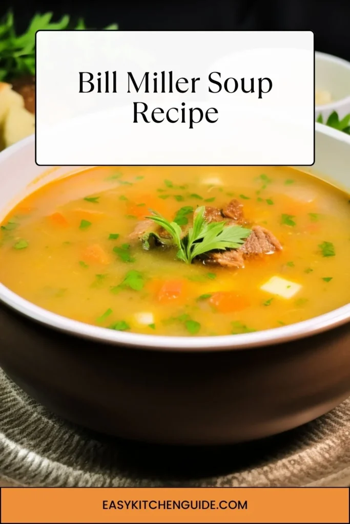 Bill Miller Soup Recipe