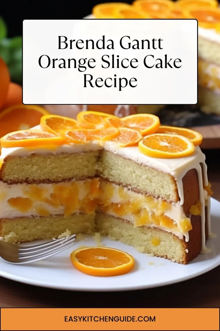 Brenda Gantt Orange Slice Cake Recipe