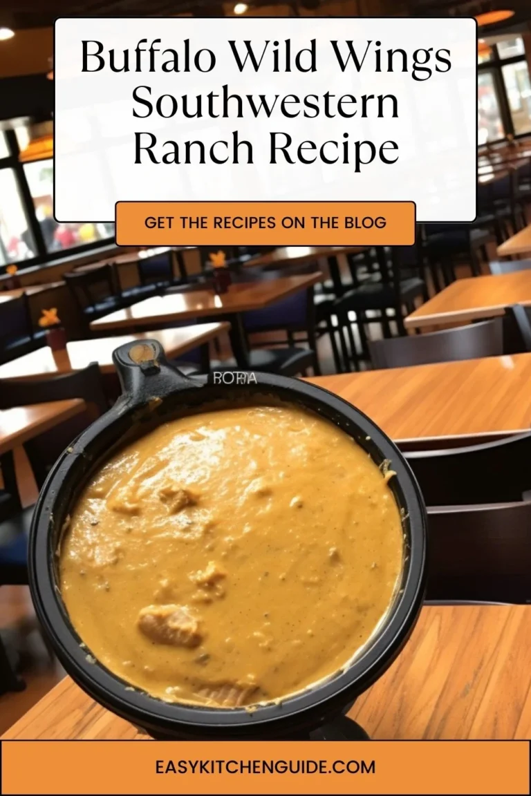 Buffalo Wild Wings Southwestern Ranch Recipe