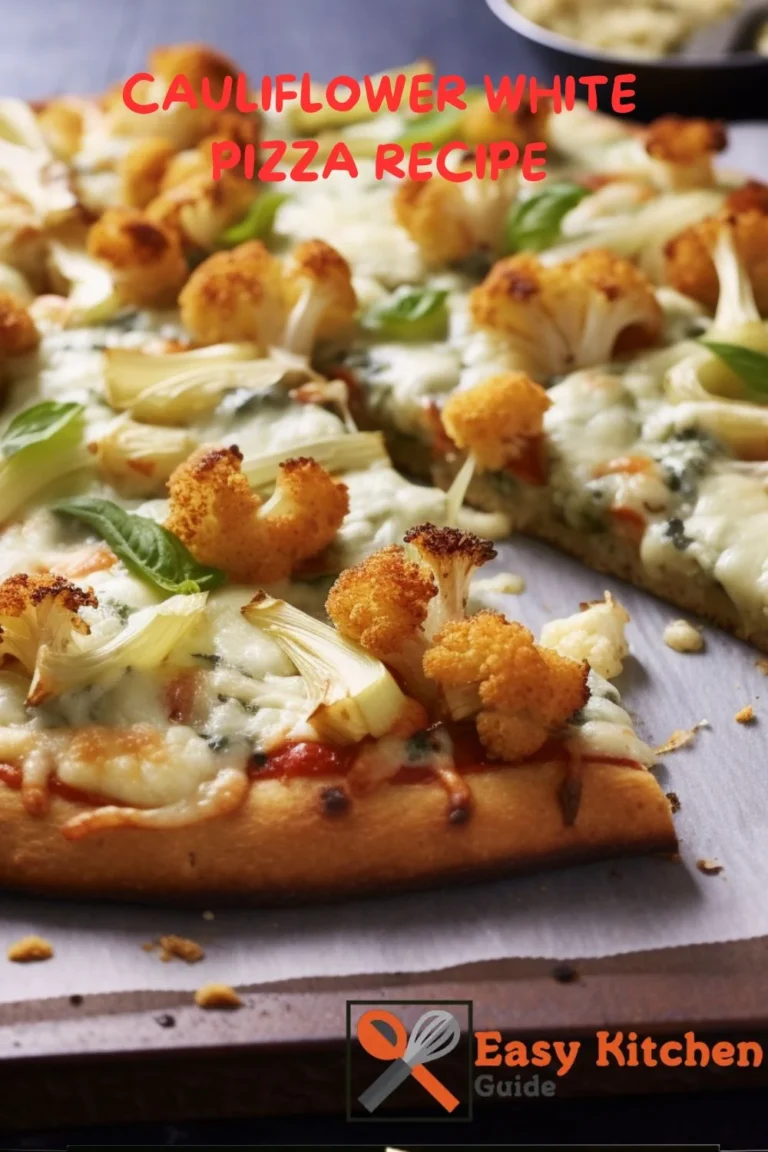 Cauliflower White Pizza Recipe