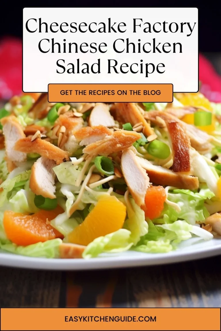 Cheesecake Factory Chinese Chicken Salad Recipe