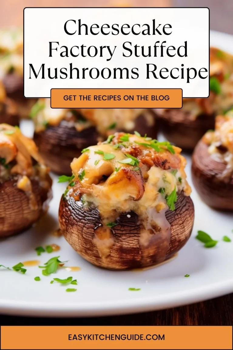 Cheesecake Factory Stuffed Mushrooms Recipe