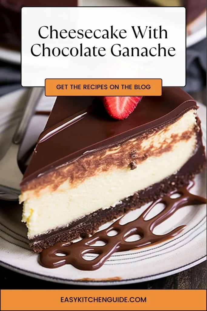 Cheesecake With Chocolate Ganache