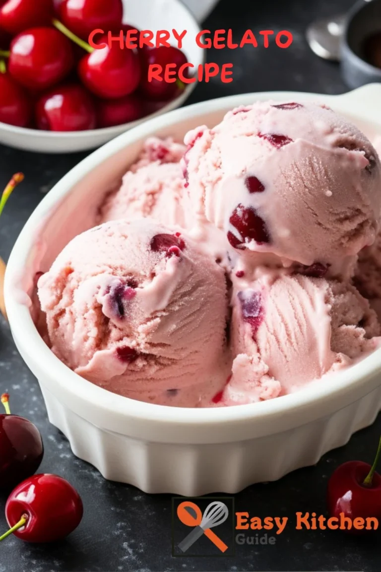 Cherry Gelato Recipe