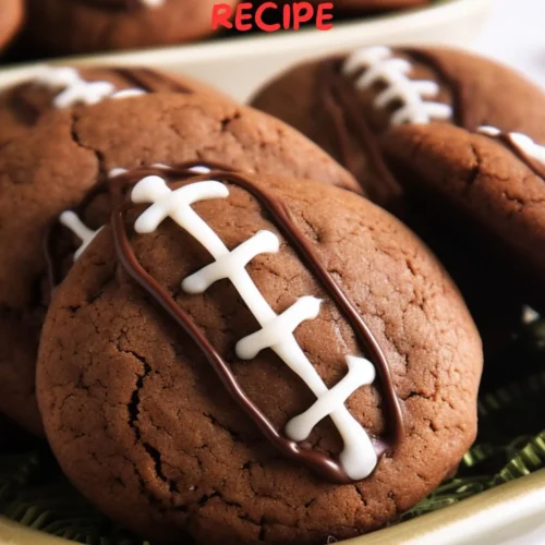 Chocolate Football Cookies Recipe