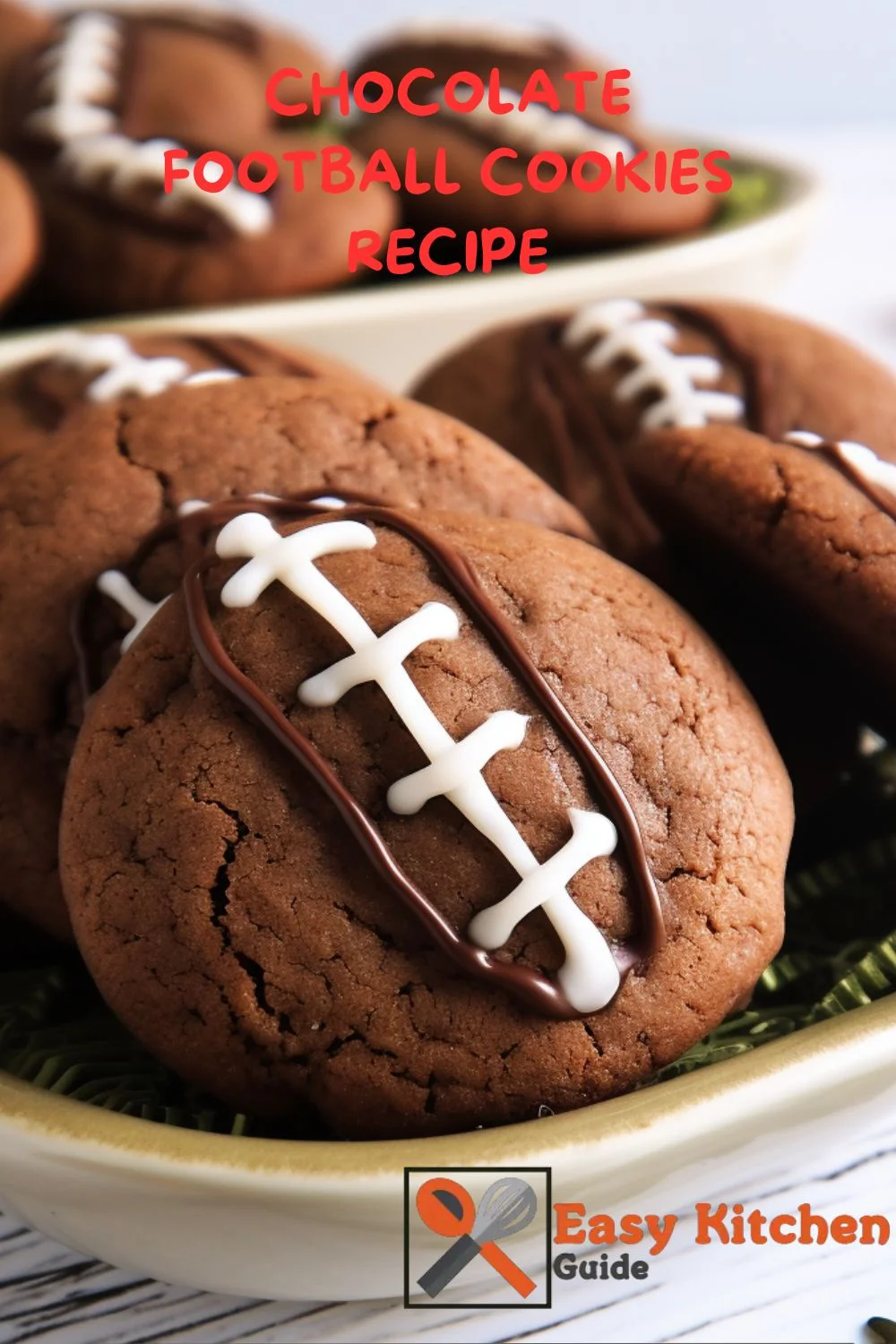 Chocolate Football Cookies Recipe
