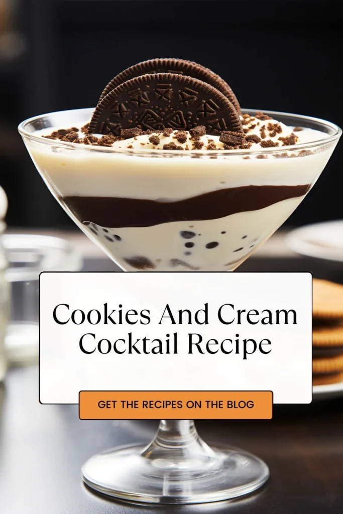Cookies And Cream Cocktail Recipe