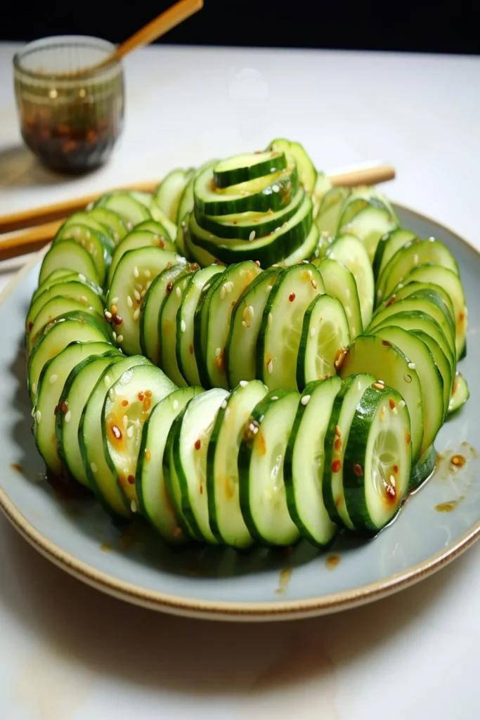 Copycat Spiral Cucumber Salad