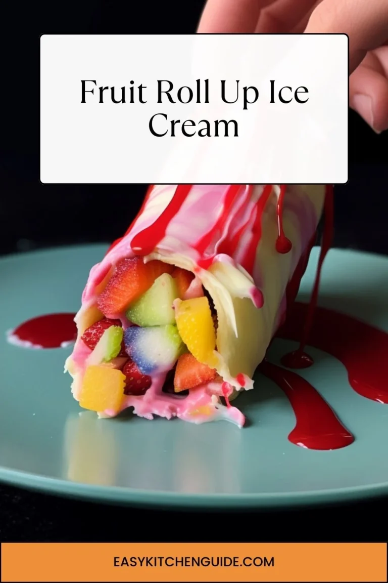 Fruit Roll Up Ice Cream