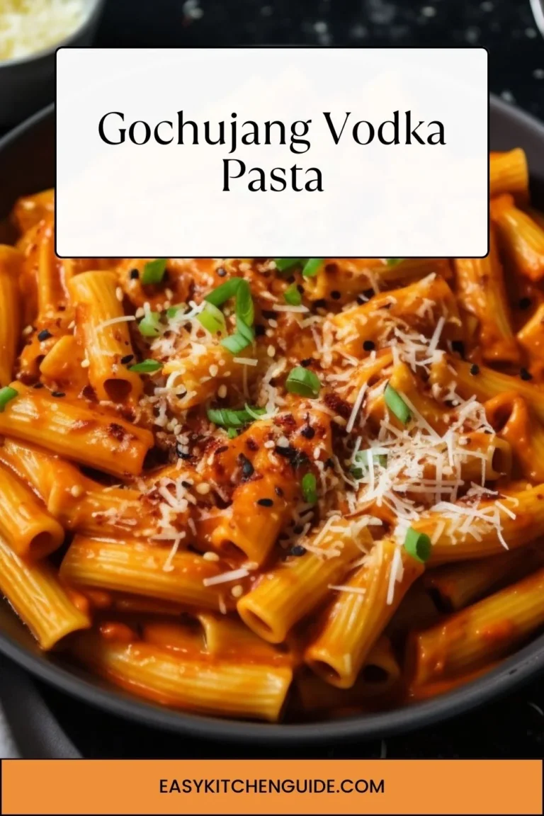 Gochujang Vodka Pasta