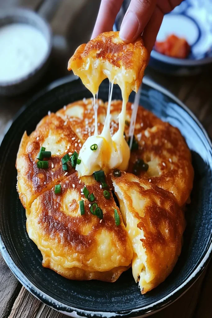 How to Make Korean Cheese Pancake