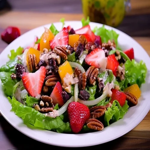 How to Make Longhorn Strawberry Pecan Salad