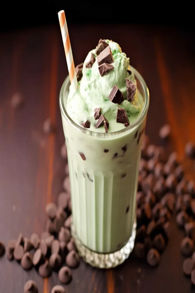 How to Make Mint Chocolate Chip Milk