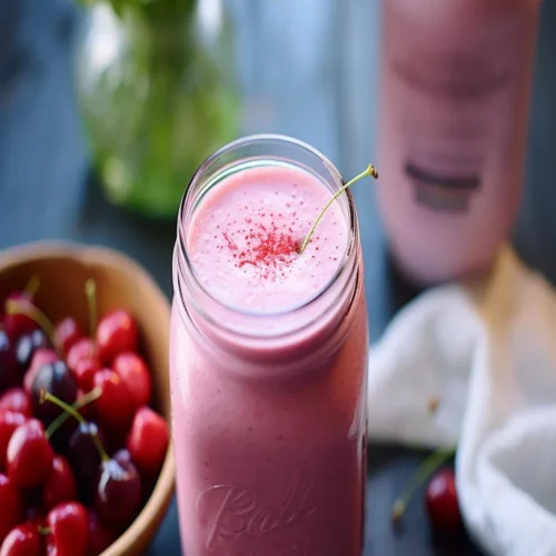 How to Make Tart Cherry Kefir Smoothie