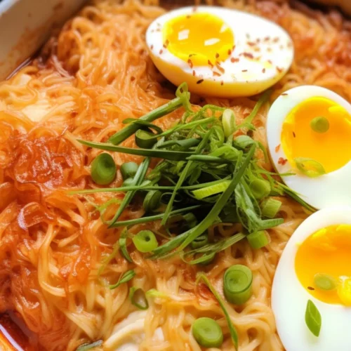 Kimchi Cheese Ramen Recipe