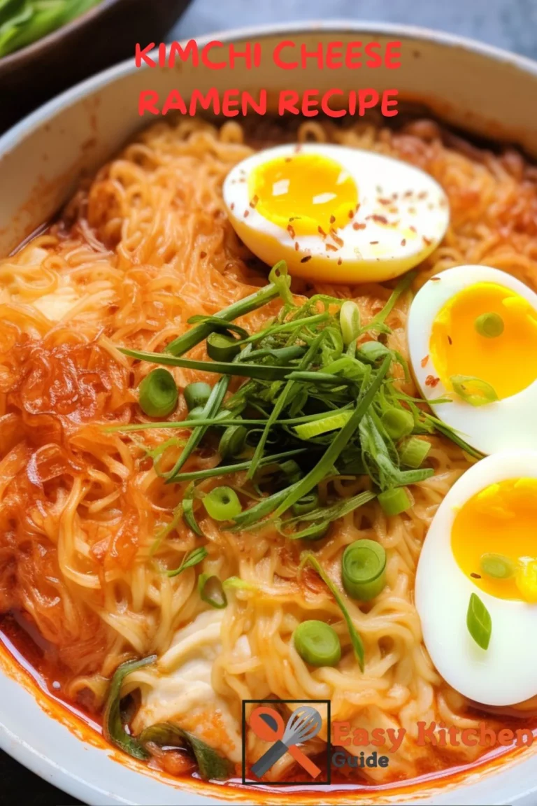 Kimchi Cheese Ramen Recipe