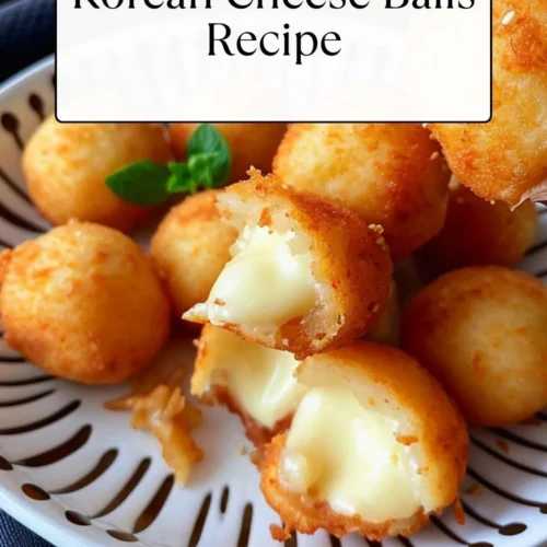 Korean Cheese Balls Recipe