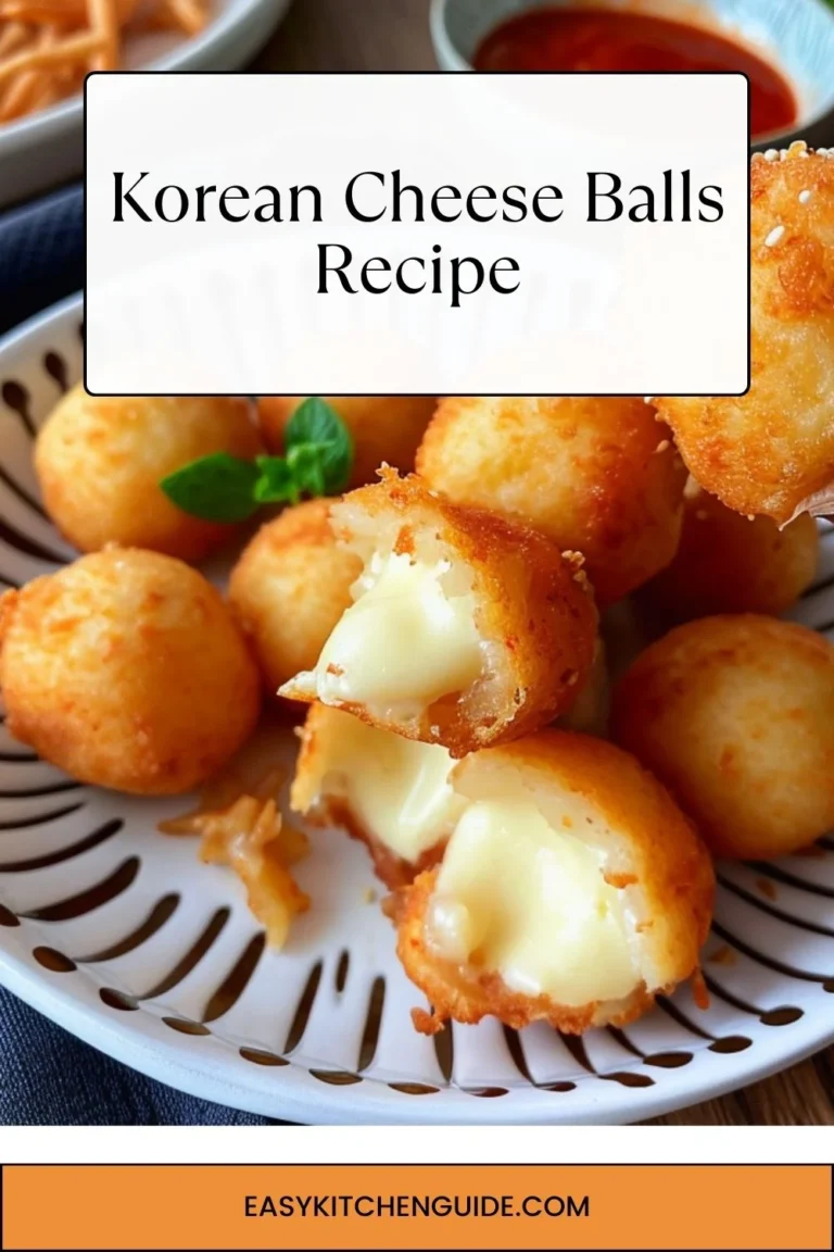 Korean Cheese Balls Recipe