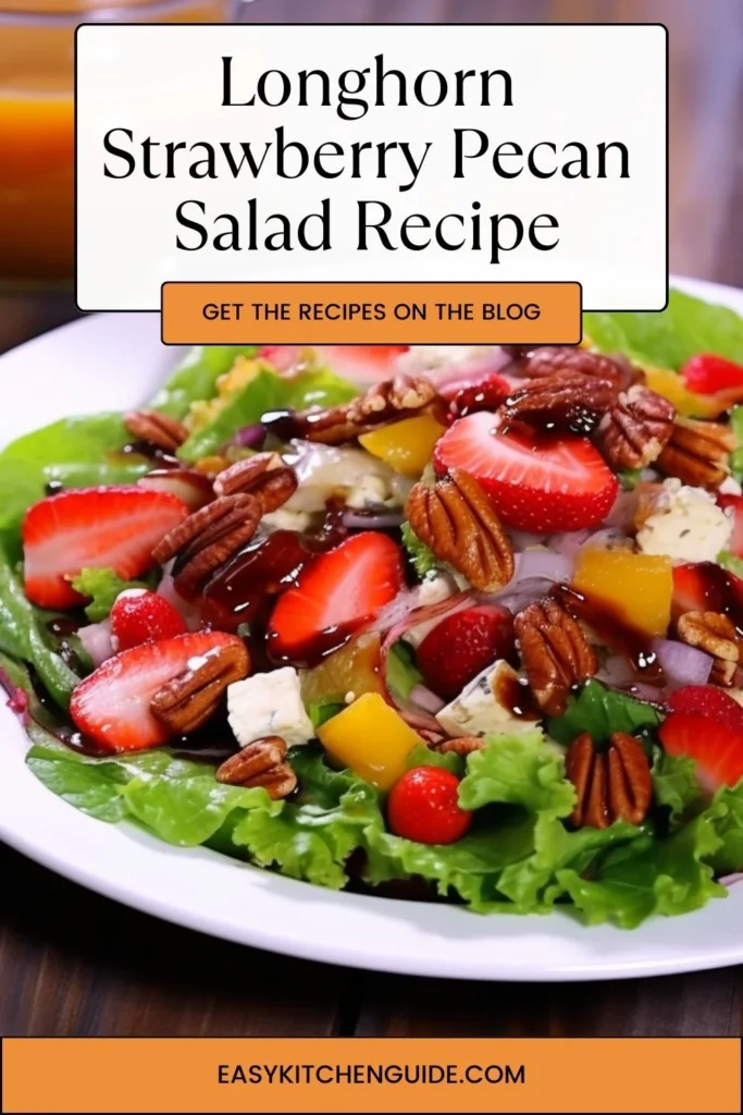 Longhorn Strawberry Pecan Salad Recipe