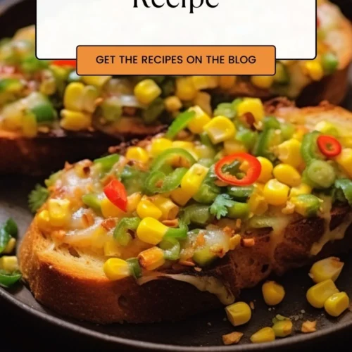 Masala Corn Toast Recipe