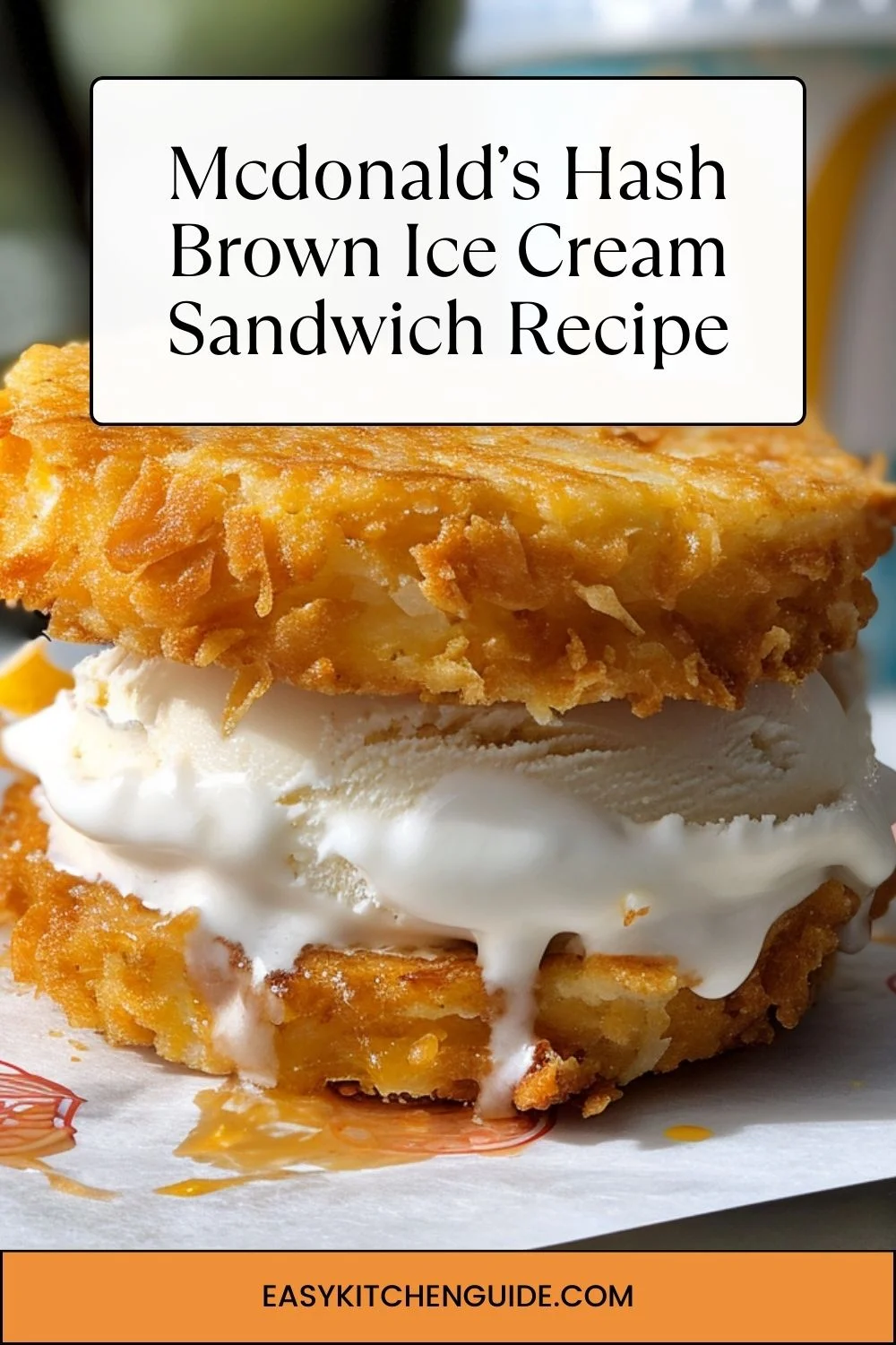Mcdonald’s Hash Brown Ice Cream Sandwich Recipe