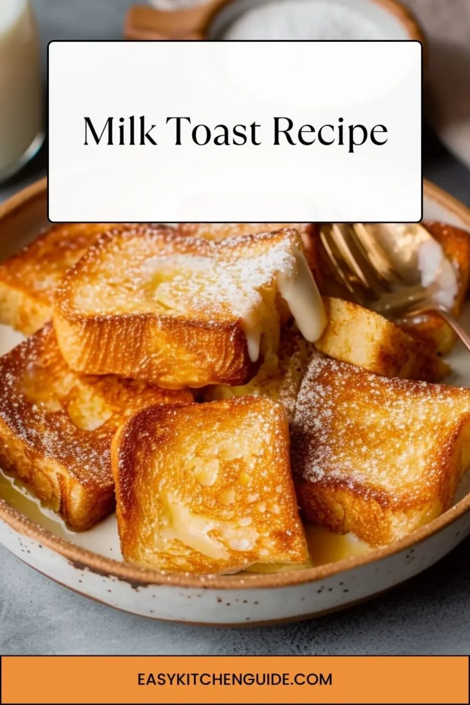 Milk Toast Recipe