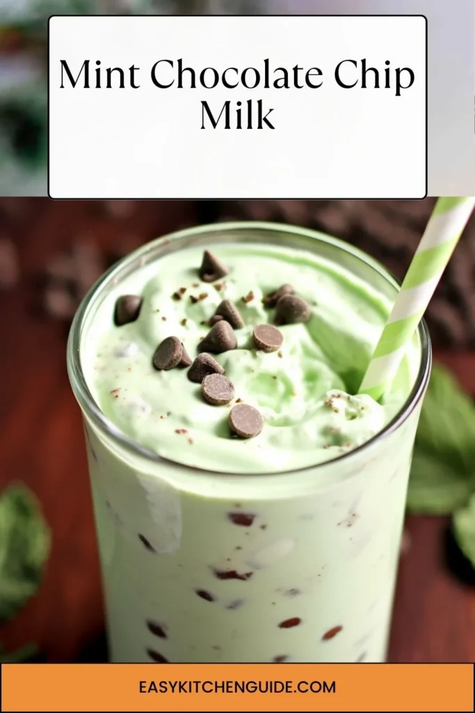 Mint Chocolate Chip Milk