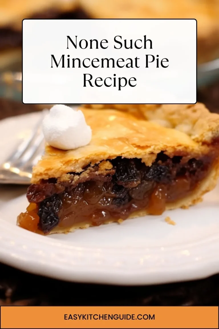 None Such Mincemeat Pie Recipe