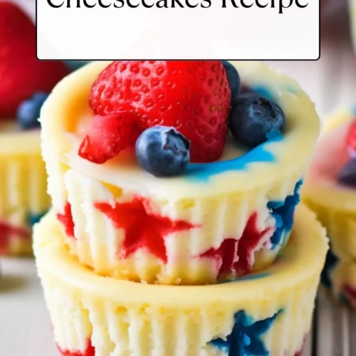 Patriotic Mini Cheesecakes Recipe