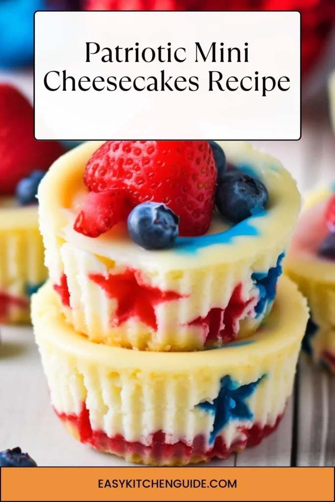 Patriotic Mini Cheesecakes Recipe