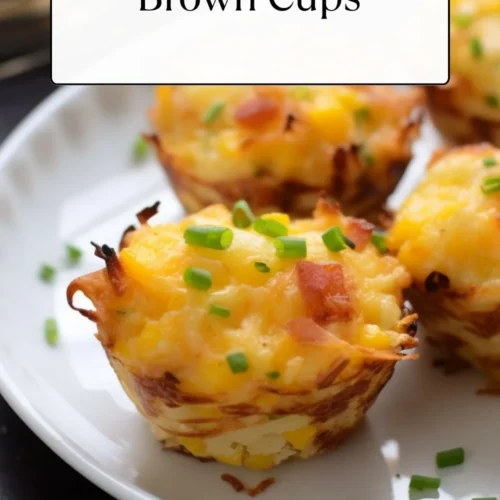 Scrambled Egg Hash Brown Cups