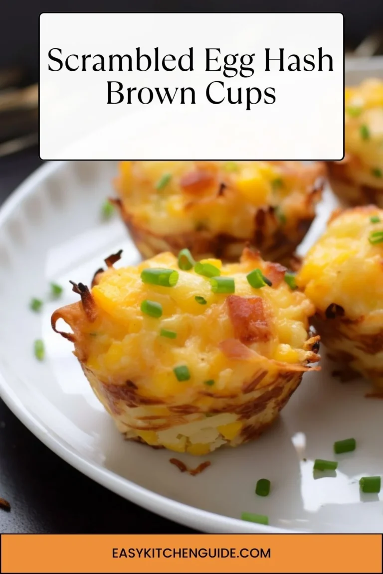 Scrambled Egg Hash Brown Cups