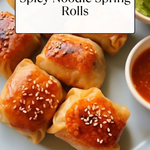 Spicy Noodle Spring Rolls