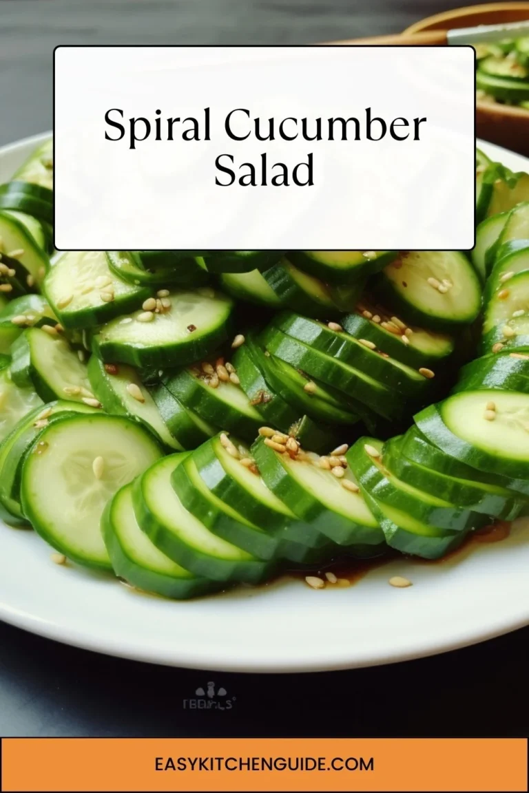 Spiral Cucumber Salad