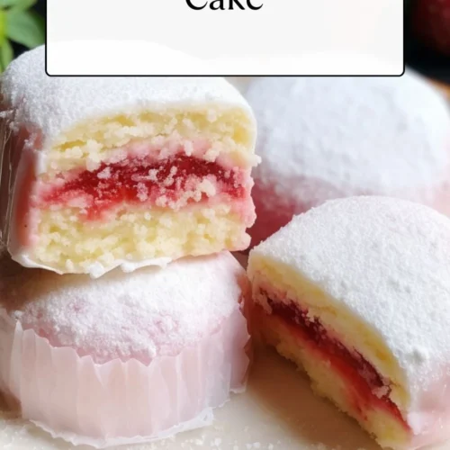 Strawberry Mochi Cake