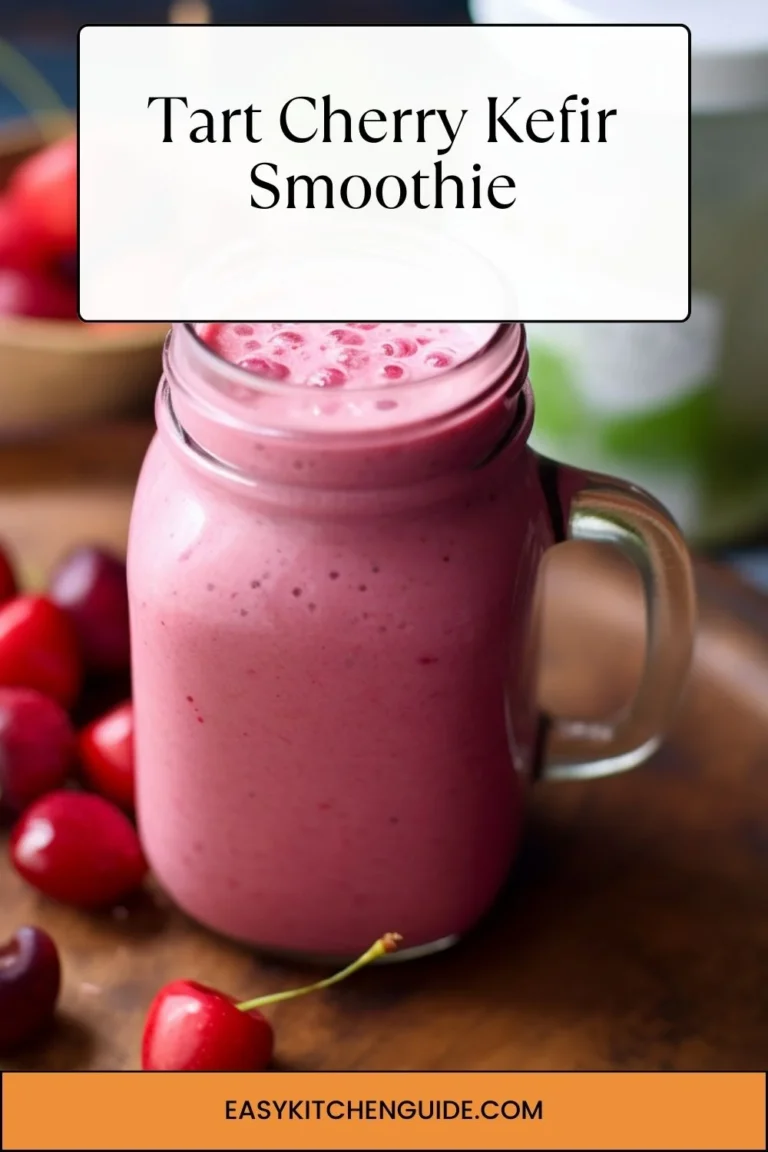 Tart Cherry Kefir Smoothie