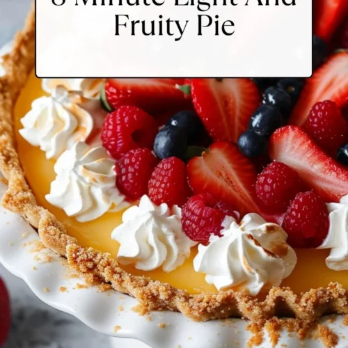 8 Minute Light And Fruity Pie