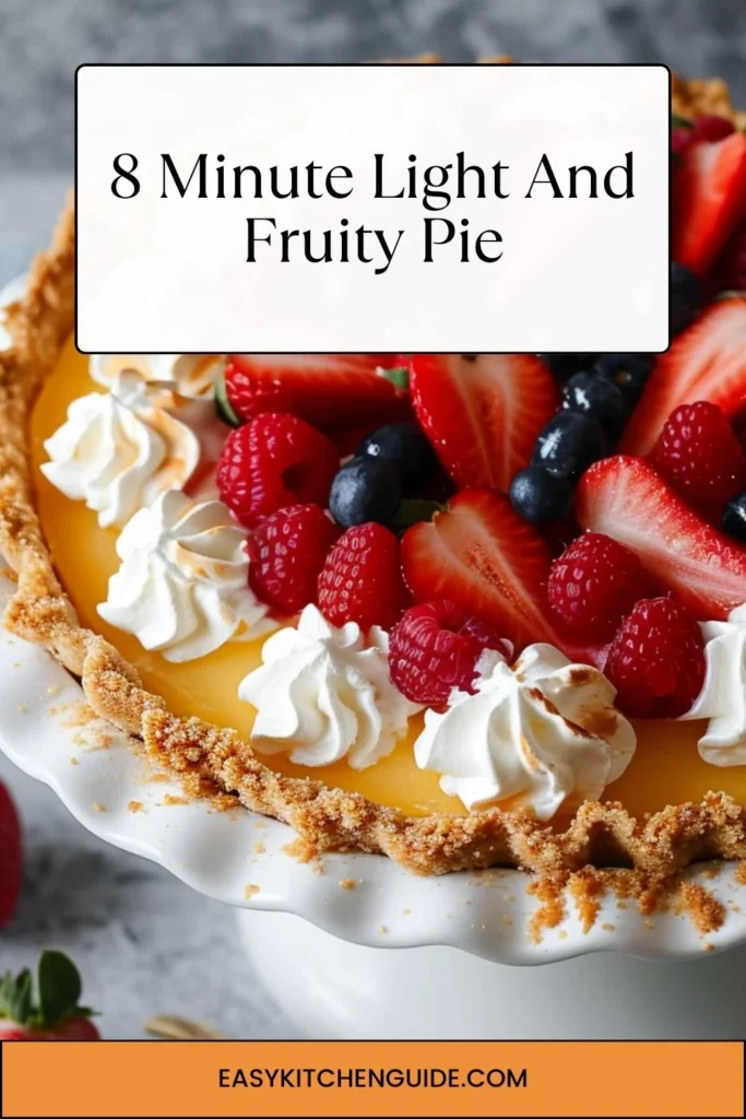 8 Minute Light And Fruity Pie
