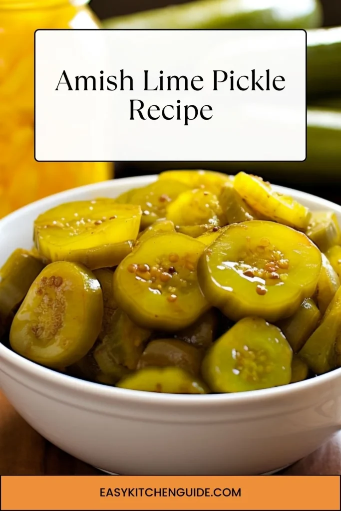 Amish Lime Pickle Recipe