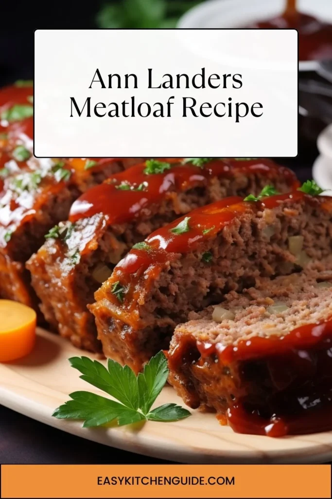 Ann Landers Meatloaf Recipe