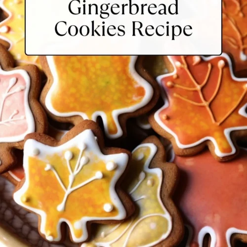 Autumn Gingerbread Cookies Recipe