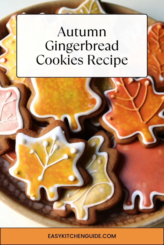 Autumn Gingerbread Cookies Recipe